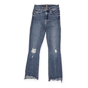 Mother Insider Crop Step Chew Dancing on Coals Jeans Women's Size‎ 24